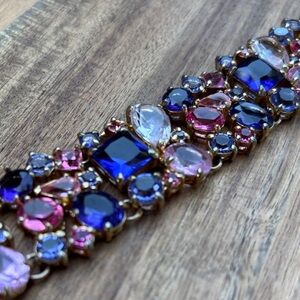 Modern lovely rhinestone bracelet